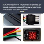 DACIRTY Waterproof Trailer Hitch LED Brake Lights