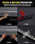 Xprite 70 Inch Amber LED Running Board Lights