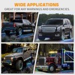 70-Inch LED Strobe Lights for Trucks and Vehicles