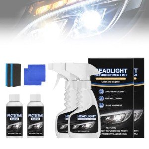 Headlight Restoration Kit - 2 Pack Fluid