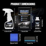 Headlight Restoration Kit - 2 Pack Fluid