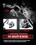 Adjustable Black Motorcycle Foot Pegs for Cruisers