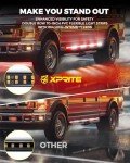 Xprite 2PCS 70" LED Running Board Lights