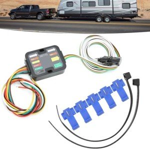 EIMSOAH 3-to-2 Trailer Light Converter & Wiring