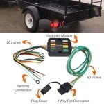 EIMSOAH 3-to-2 Trailer Light Converter & Wiring