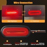 Bearfire LED Oval Tail Lights for Trucks & RVs