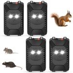 4-Pack Ultrasonic Rodent Repellent for Car Engines