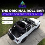 Neoprene Roll Bar Padding for 2-Door Jeep Wrangler