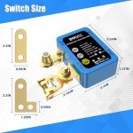 IMAYCC Remote Car Battery Kill Switch, 12V 240A