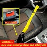 Car Steering Wheel Lock & Seat Belt Lock