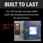 Syneticusa H13 LED Fog Light Bulbs - 120W