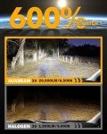 Auxbeam 9006 HB4 F15 Fog Lights - 2 Pack