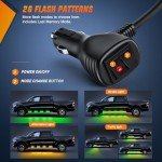 Nilight 2PCS 70-Inch LED Emergency Strobe Light Strip