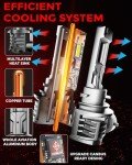 ZONBEAM H11 Upgrade Bulbs, 24000lm Brightness, 2-Pack