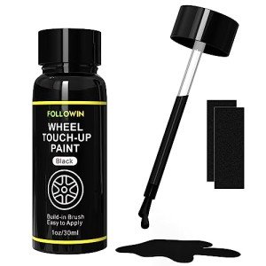 Black Rim Touch Up Paint Kit for Cars