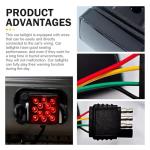 GRANDI Trailer Hitch Light - Waterproof Brake Light