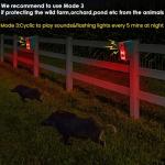 HULPPRE Solar Motion Sensor Alarm with Sounds
