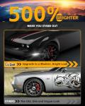 4 PCS White LED Side Marker Lights for Dodge Challenger
