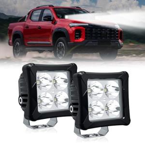 4WDKING 3 Inch LED Pod Lights - 40W 3600LM