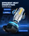 Marsauto 10000LM H11 H16 H8 LED Fog Bulbs