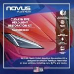 Headlight Restoration Kit with Polish and Pads