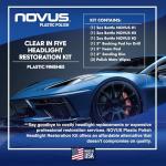 Headlight Restoration Kit with Polish and Pads