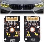 Yellow LED Daytime Running Lights for BMW 5 Series