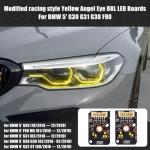 Yellow LED Daytime Running Lights for BMW 5 Series