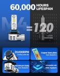 Marsauto 9005 HB3 Wireless Offroad Light Bulbs