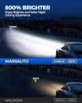Marsauto 34000LM H4 Fog Lights - Pack of 2