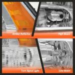 Dodge Ram 2009-2018 Headlight Assembly Replacement Set