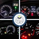 15 Pack LED Dash Bulbs - White Light