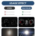 15 Pack LED Dash Bulbs - White Light