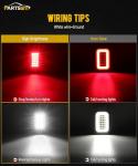 6x LED Rectangle Tail Lights for Trucks