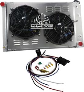 RadySpeed Aluminum Radiator with Fans for Chevy
