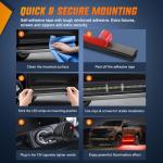 Nilight 70 Inch LED Emergency Strobe Light Strip
