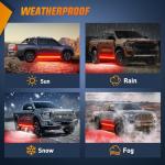 Nilight 70 Inch LED Emergency Strobe Light Strip