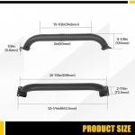 KUAFU Grille Winch Brush Guard for Jeep Wrangler JL/Gladiator JT
