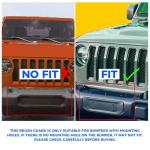 KUAFU Grille Winch Brush Guard for Jeep Wrangler JL/Gladiator JT