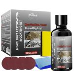 Headlight Restoration Kit with Ceramic Coating and Sandpaper