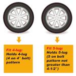 MaxxHaul 50214 Spare Tire Carrier for Utility Trailers