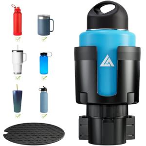 AUJEN Upgraded Car Cup Holder Expander with Offset Option