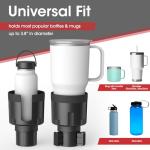 AUJEN Upgraded Car Cup Holder Expander with Offset Option
