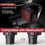 AUJEN Upgraded Car Cup Holder Expander with Offset Option