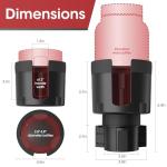 AUJEN Upgraded Car Cup Holder Expander with Offset Option