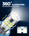 Marsauto H11 LED Fog Light Bulbs, 10,000 Lumens