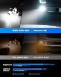 Marsauto 9145 H10 LED Fog Light Bulbs