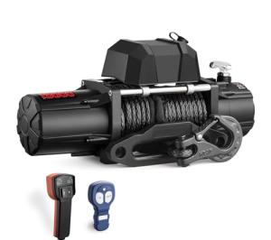 AOTOWO 13000 lb Electric Winch with Synthetic Rope