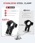 Universal CNC Highway Pegs for Motorcycles - Black