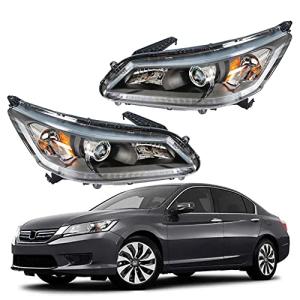 Honda Accord 2013-2015 Headlight Assembly Replacement Pair
